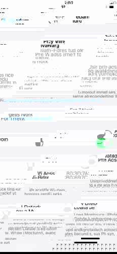 Eduroam Privacy Warning screen on iOS Device